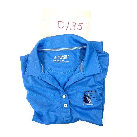 Golf Polo Shirt Blue X-Large Bermuda Sands 34d - Picture 8 of 8